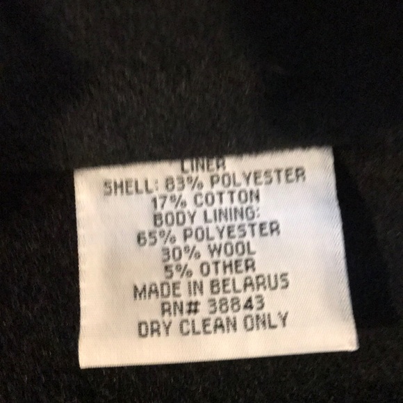 Larry Levine Black Coat w/removable Lining - Picture 6 of 6